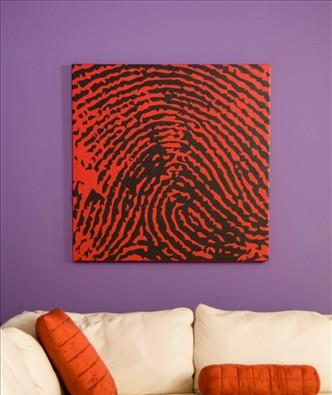 An example of fingerprint art from DNA 11
