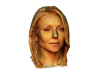 The 3D image taken from the scan The 3D image taken from the scan