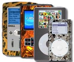 Picture of personalized PDA's and MP3 players