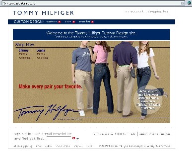 Tommy Hilfiger Moves Into Customized